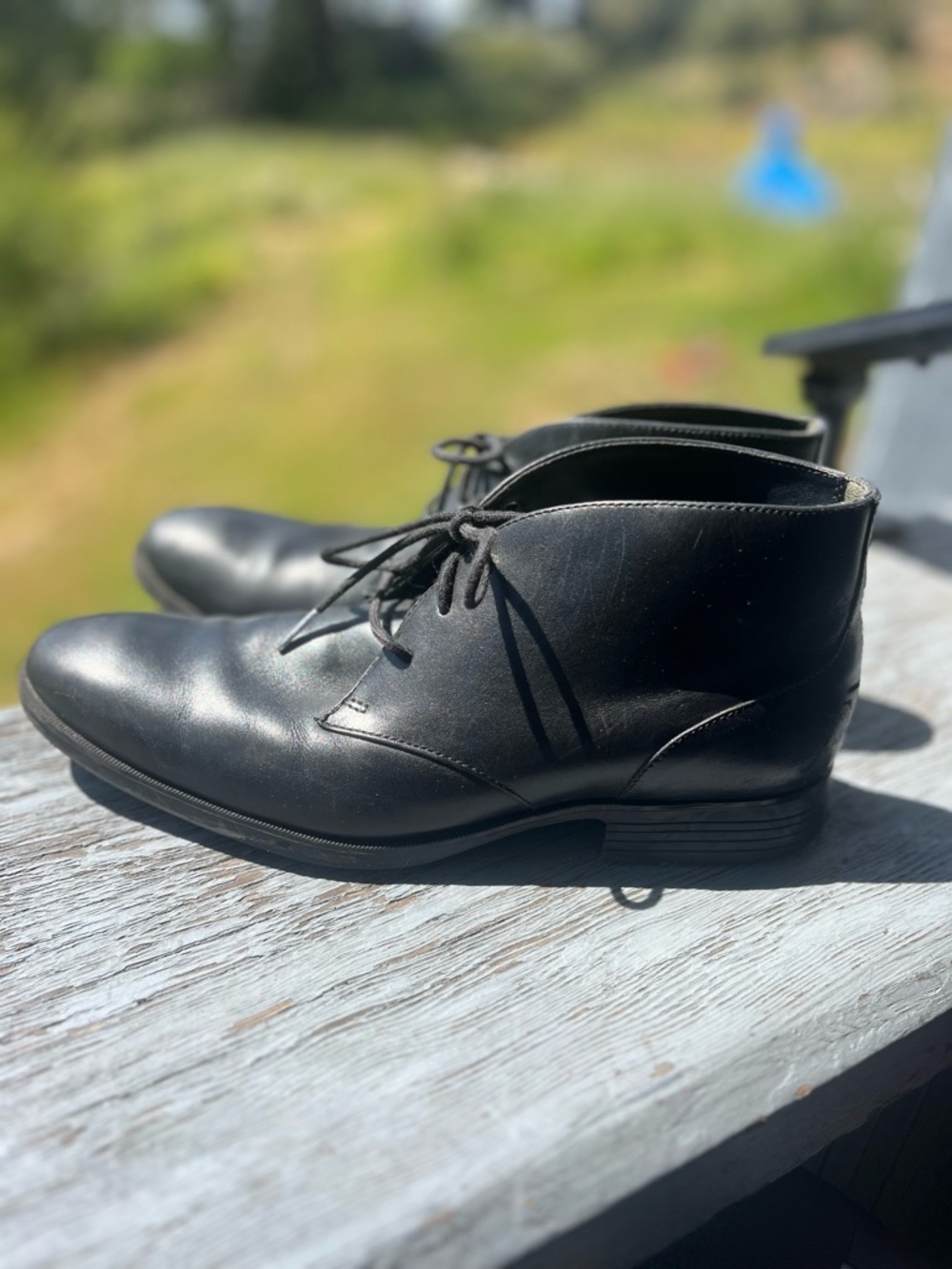 Cole Haan Zero Grand chukka Boots -Black Size 8.5 leather